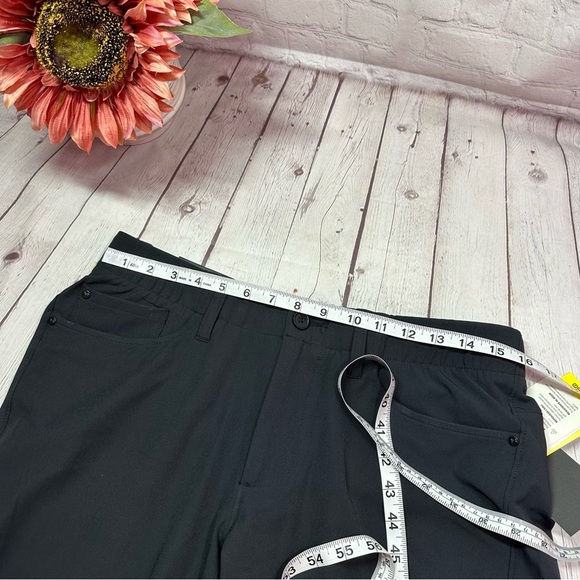 NWT Under Armour golf UA drive 5 pocket pant Black Slim Taper  men's 32x30 - Picture 6 of 11